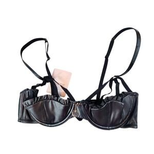Savage‎ X Fenty by Rihanna NWT lingerie 34C bra black strappy
